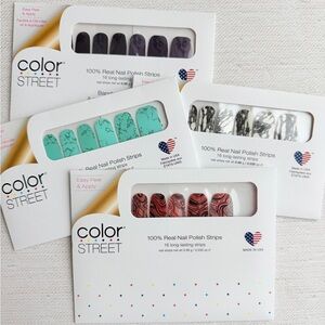 Color Street Nail Polish Strips Marble #2 Bundle